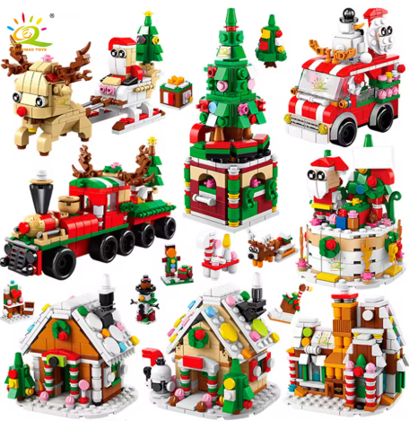 🎅 6-in-1 Christmas Building Blocks Set