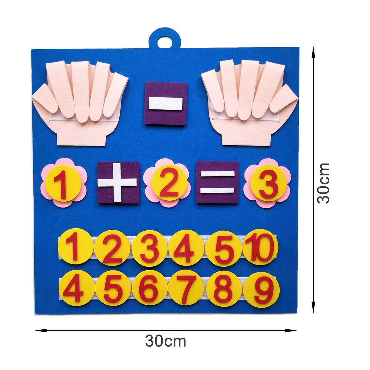 Engaging Montessori Felt Finger Numbers - Fun Math Toy for Toddler Counting & Early Learning!