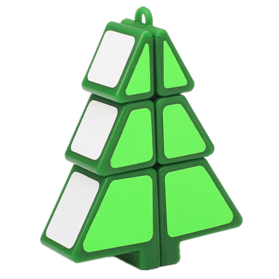 Christmas Tree Cube 1X2X3 Professional Cubo Magico Puzzle Toy for Children Kids Gift Toy