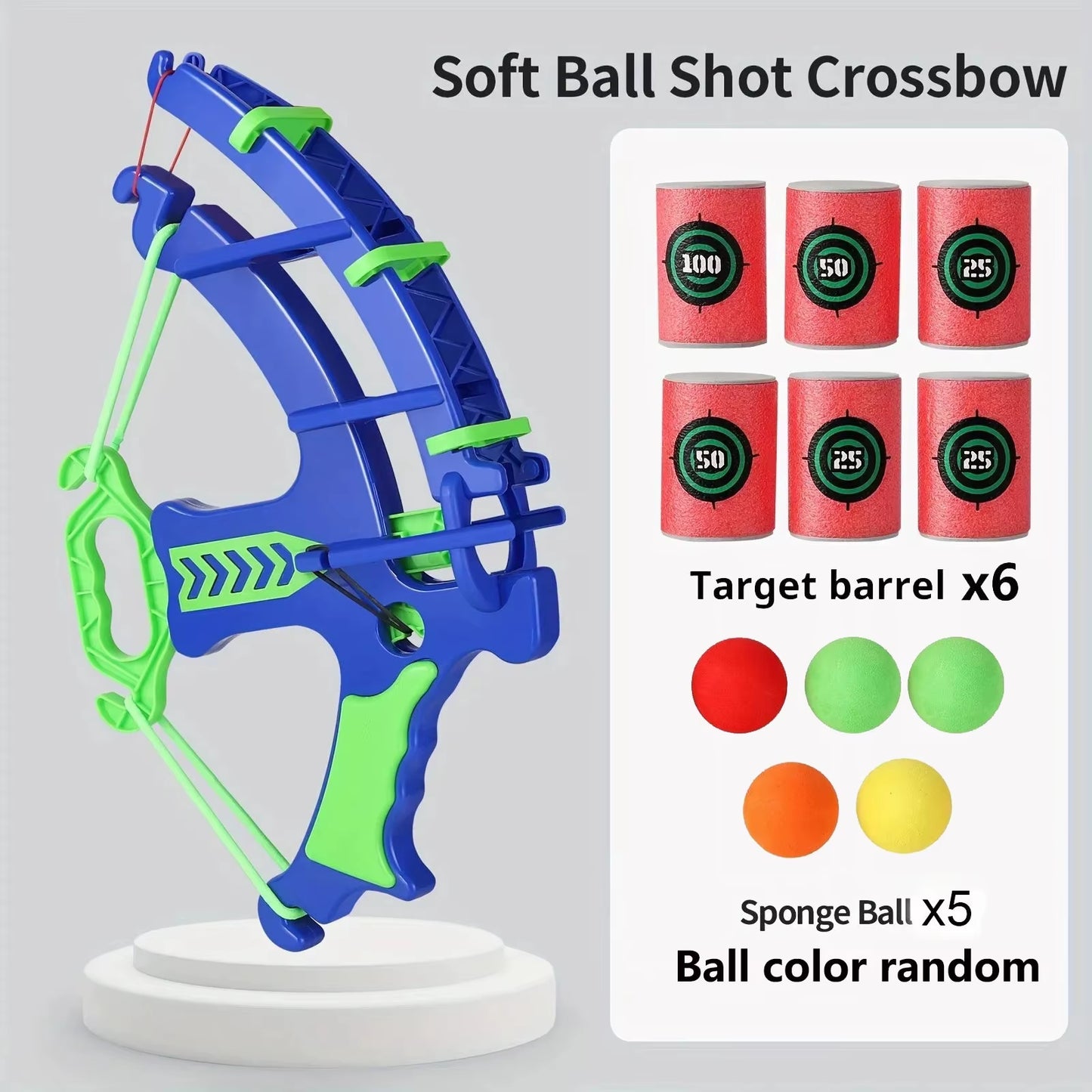 Soft Bullet Target Practice Toy for Children, Educational Shooting Practice Toys with Soft Bullets